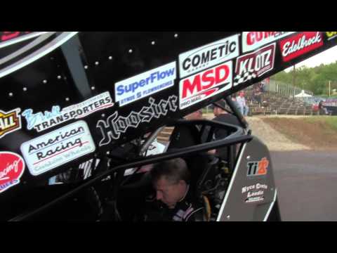 Lincoln Speedway 410 and 358 Sprint Car Highlights 5-11-13