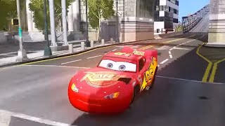 DISNEY PIXAR CARS LIGHTNING MCQUEEN CRASH TESTING HD