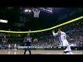 Westbrook caught between a dunk & layup