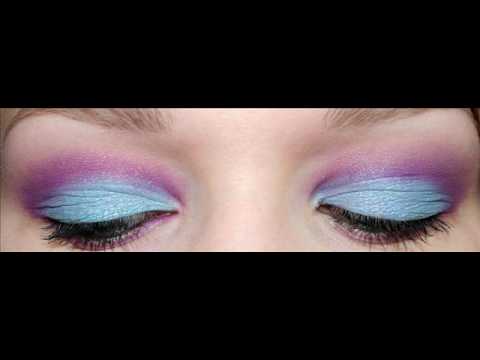 blue and purple makeup. Pretty lue and purple makeup