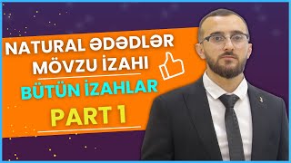 ✅️❗️👉Natural Ədədlər .Mövzu izahı.Bütün izahlar.Part 1.#buraxılış #blok #dim #na