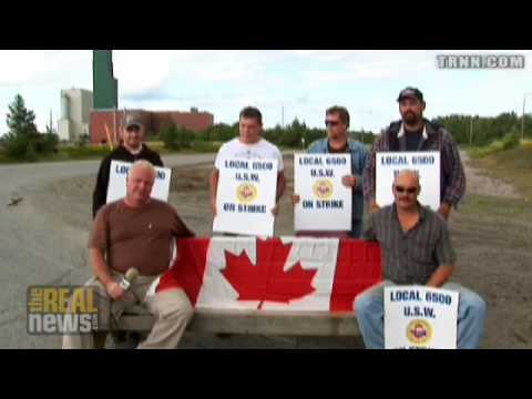 Canadian miners strike global giant