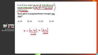 8 Sınıf Ebob Ve Ekok Başlangıç Sorusu 20250724 215650