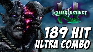 Eyedol- 189 Hit Triple Ultra Combo Killer Instinct Season 3