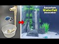 Underwater Waterfall Fish Tank Setup | Aquarium Decoration Ideas