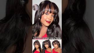 Pre-Verything Fluffy Natural Loose Wave Curtain Bangs Wig. More Discount Enter Unice01 Shop