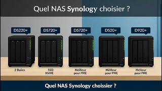 Comparaison Des Nas Synology Ds220, Ds720 Et Ds920