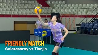 Galatasaray Vs Tianjin Bohai Bank Volleyball Highlights Friendly Match 2025