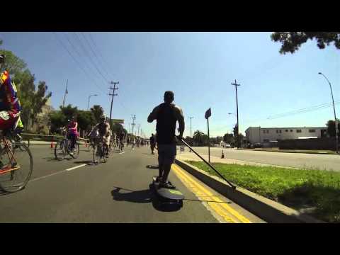 WestSSUP 30 mile Street Stand Up Paddle (SSUP) Ciclavia 2013 - To the Sea