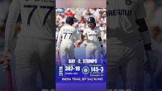 Day -2 Stumps Indua Trail By 242 Runs