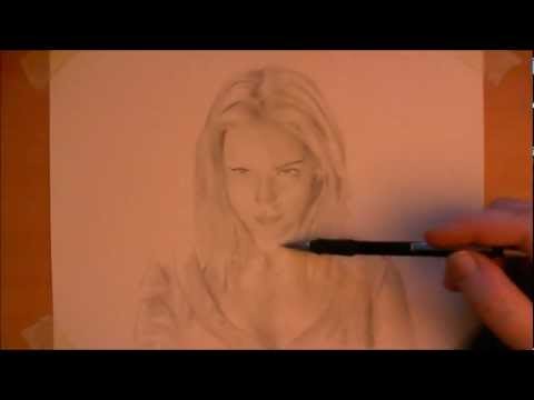 Pencil Portrait sketch of Tabrett Bethell Cara Legend Of the Seeker