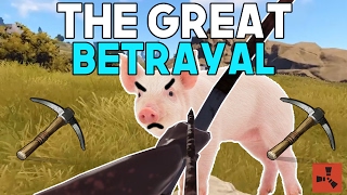 THE GREAT BETRAYAL?! | Rust SOLO SURVIVAL Gameplay | Season 4 - Episode 5