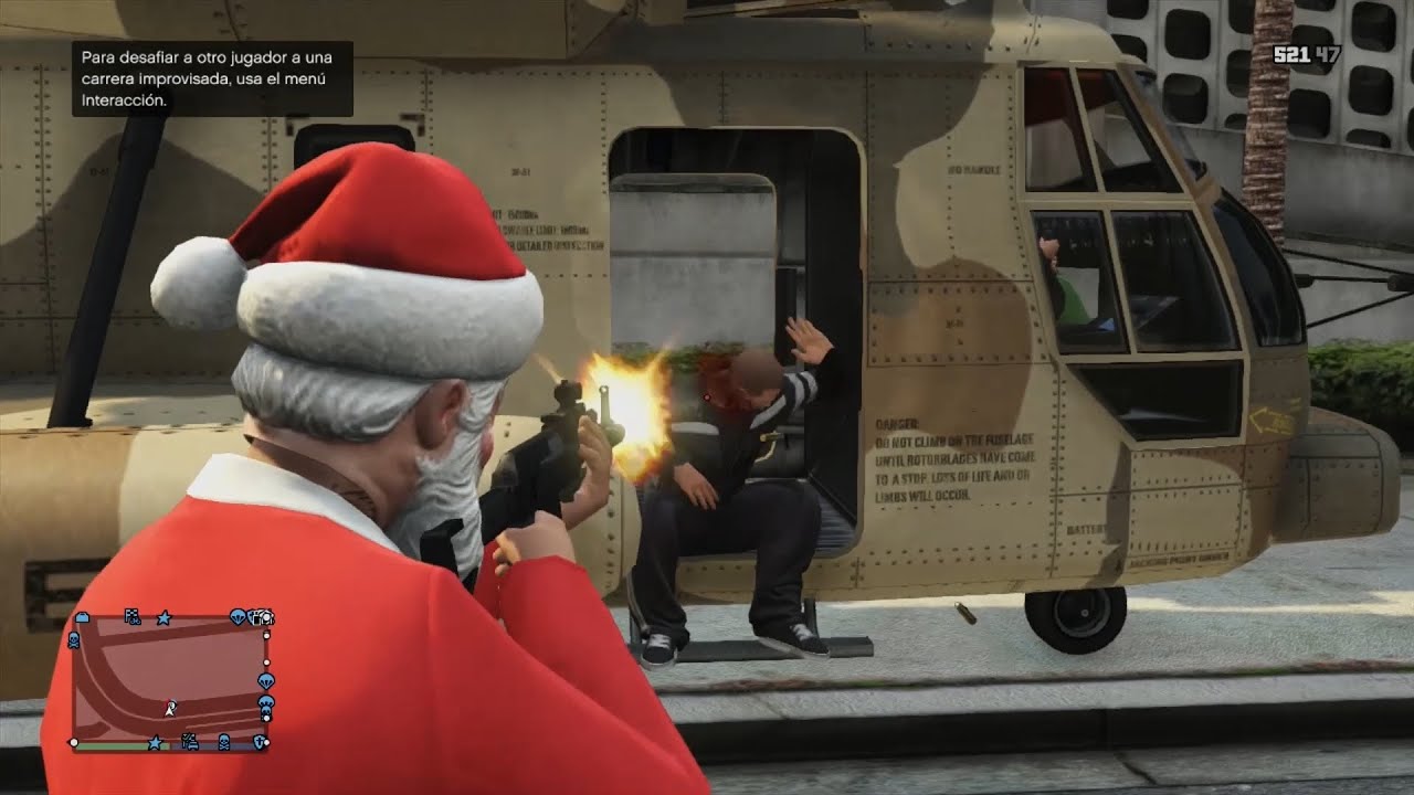 GTA V ONLINE: UN MAL DIA PARA SANTA CLAUS