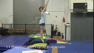 Rebound Jumps (Testing skill)