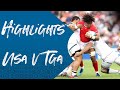 Highlights: USA v Tonga - Rugby World Cup 2019