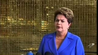Presidenciável Dilma Rousseff, do PT, falou sobre o vazamento das declarações do escândalo