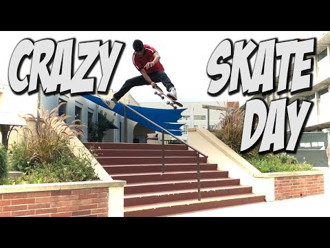 ONE CRAZY SKATE DAY WITH SOME NEW SKATERS !!! - NKA VIDS -