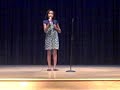 "Maybe I'm Amazed" Anna Marie Voldase 8th Grade Talent Show 10.25.12.