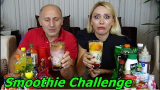 Smoothie Challenge! Marketteki Herşeyi Karıştırıp İçtik!