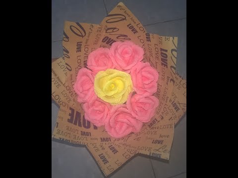 Cách bó hoa đơn giản