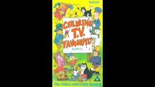 NSPCC Children's TV Favoruites (1990 Reissue UK VHS)