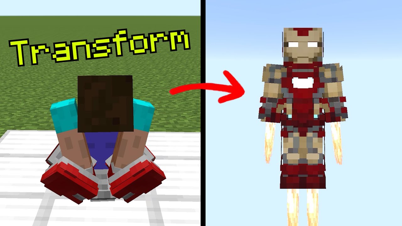 iron man in minecraft iron man in minecraft