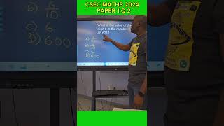 Csec Maths Paper 1 Q 2