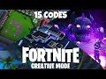 ALL MY FORTNITE CREATIVE MAPS (with codes)