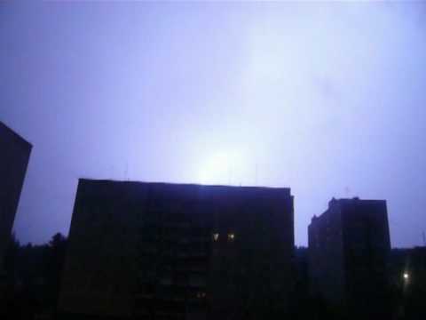 Аномальная Гроза, 12.07.2010 (молния) (Lightning, anomalous weather)