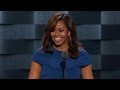 Michelle Obama addresses the DNC
