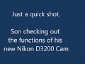 Blade mCPx2 Nikon D3200 cam test