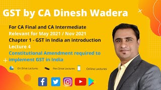 GST for CA Final & CA Intermediate - Lecture 4