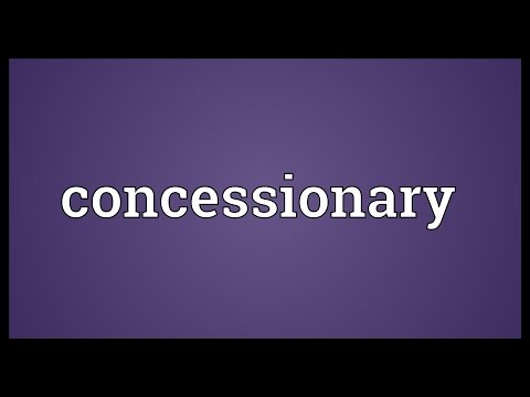 Header of concessionary