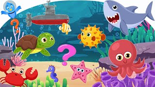 Мультики Про Животных - В Глубине Морской - Логика Для Детей