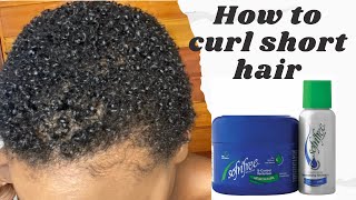 S Curl- How To Curl Short Hair Using Texturizer Sofnfree S-Control Styling Short Hair