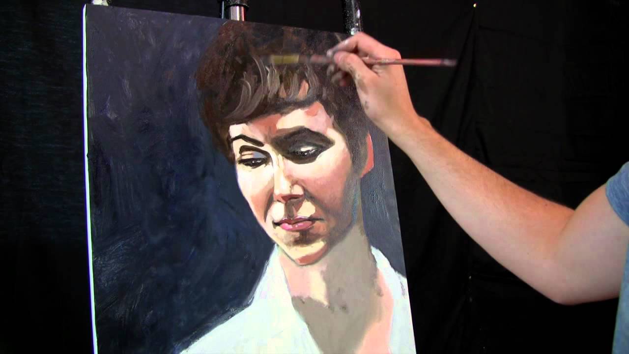 Acrylic Portrait Painting Youtube Acrylic Portrait Painting Youtube