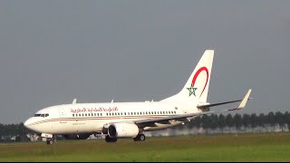 Royal Air Maroc Takeoff from Schiphol Airport to Casablanca (Marocco)