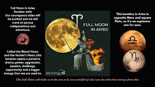 Full Moon in Aries on Oct 20-2021: "energy screaming to be released"