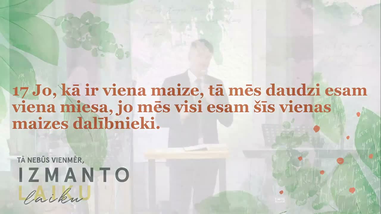 A. Tīrons - Jēzus pulcina savējos. Vai Tu dzirdi? Dievkalpojums - 05 09 2021