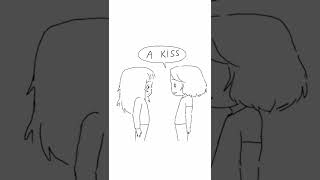 My first gay kiss as a kid🥰 #lovestory #webcomics #diary #lesbian #gay #deardiar