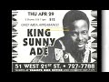 CONSCIENCE -ERI OKAN- KING SUNNY ADE