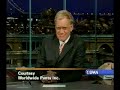 George Bush Top 10 Moments - David Letterman Show