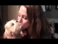 Dog French Kisses Girl to Death