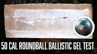 Roundball Vs Ballistic Gel Redneck Muzzleloader Science