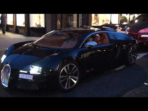 Bugatti Veyron Sang Noir Special Edition Driving Scenes 