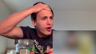 Watching 1 Man 1 Jar While Eating Pickles
