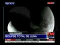 Durante esta madrugada se presenció un eclipse lunar total en Chile