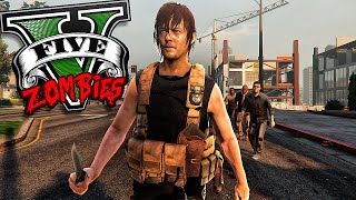 The Walking Dead Los Santos Begins Gta 5 Mod Zombie - Elchurches