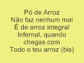Pó de arroz - youtube