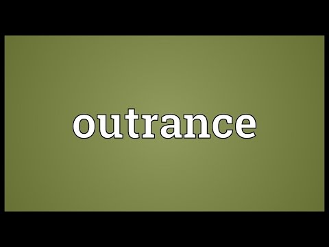 Header of outrance